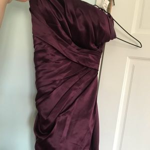 Plum Bridesmaid/Prom Dress